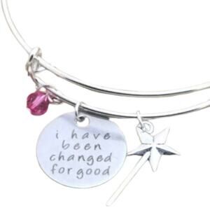 Wicked the Musical Glinda Expandable Bangle Charm Bracelet
